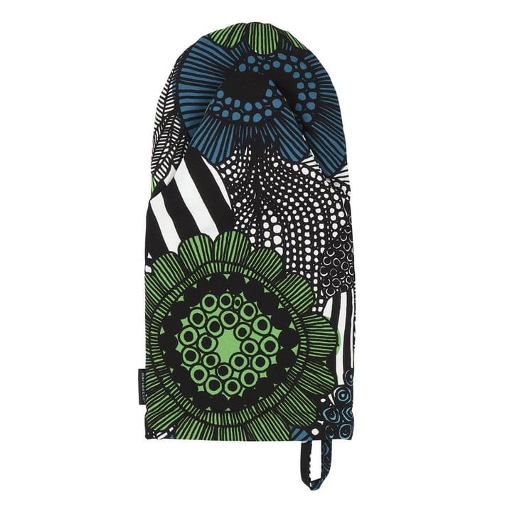 Pieni Siirtolapuutarha grytvante, blå-grön (Finland 100 år) Marimekko