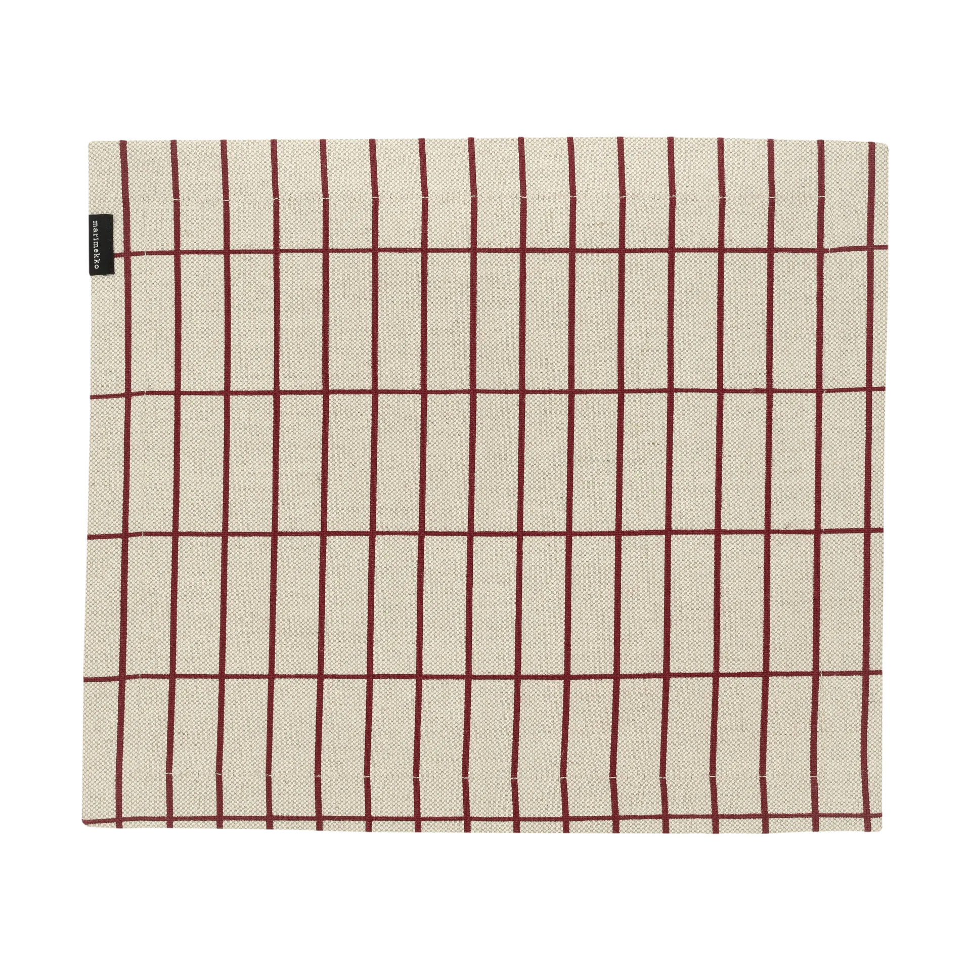 Pieni Tiiliskivi bordstablett 35x40 cm, Linen-d. red Marimekko