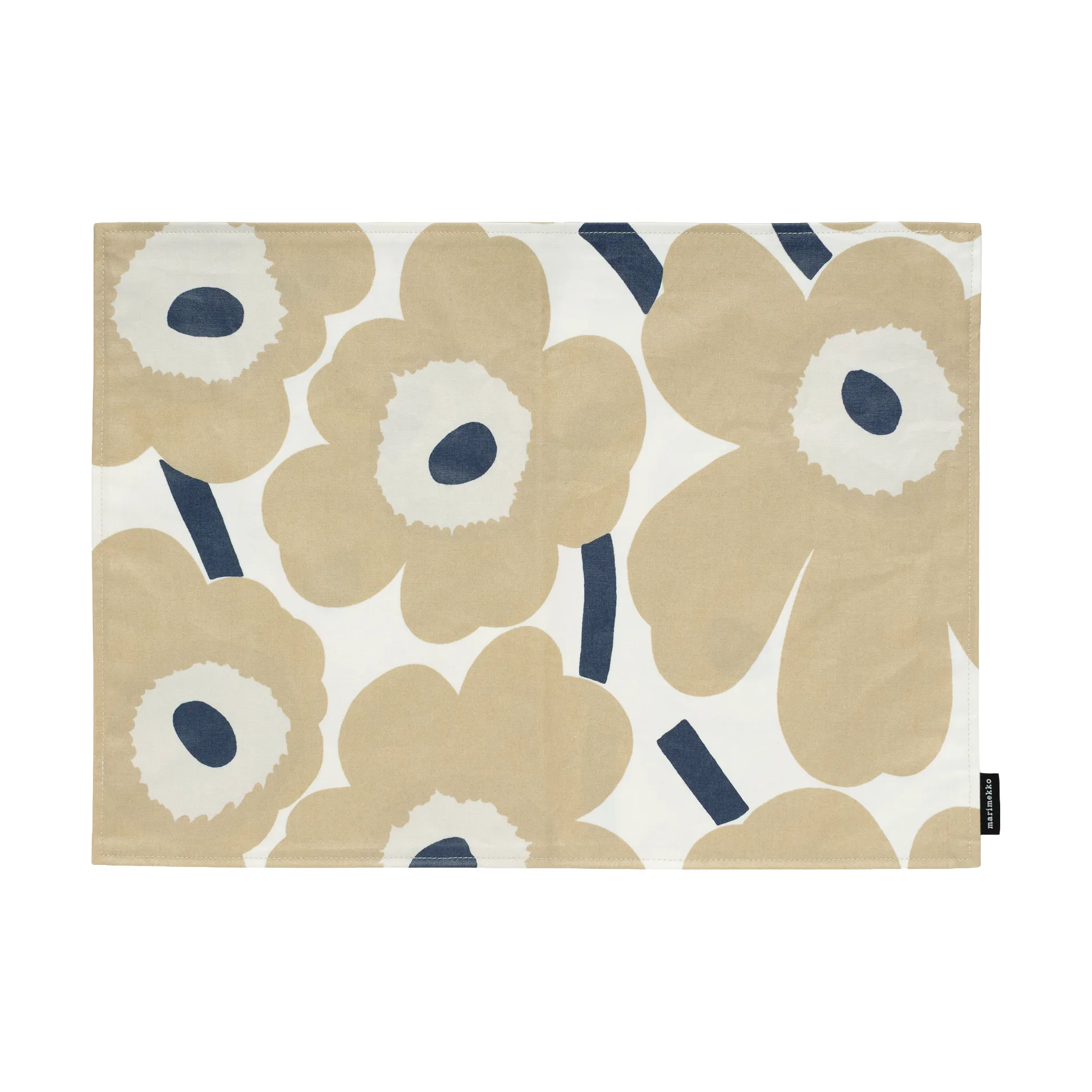 Pieni unikko bordstablett acryl, Off white-beige-dark blue Marimekko