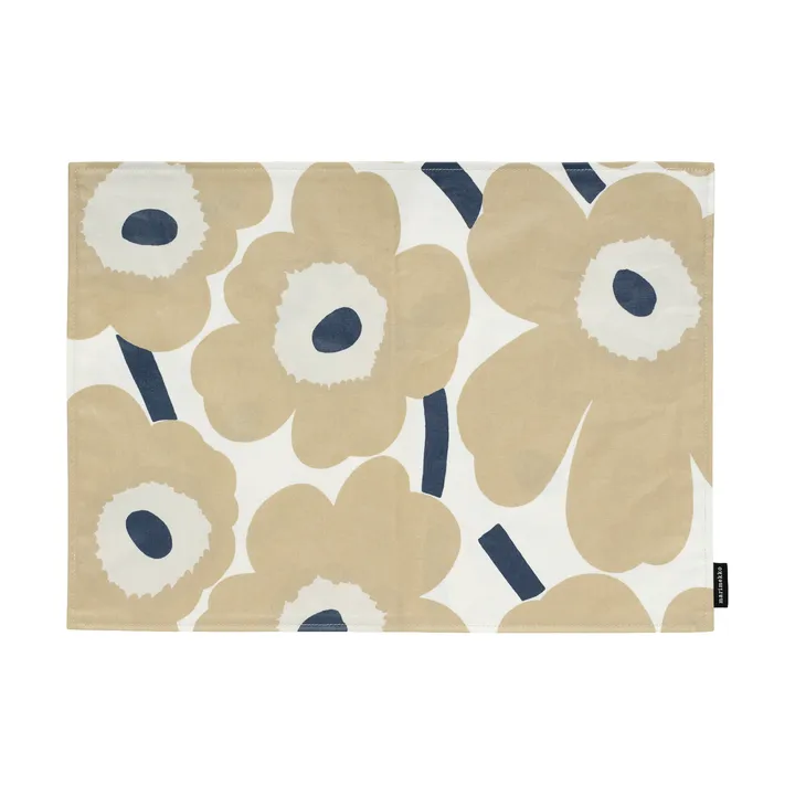 Pieni unikko borstablett acryl - Off white-beige-dark blue - Marimekko