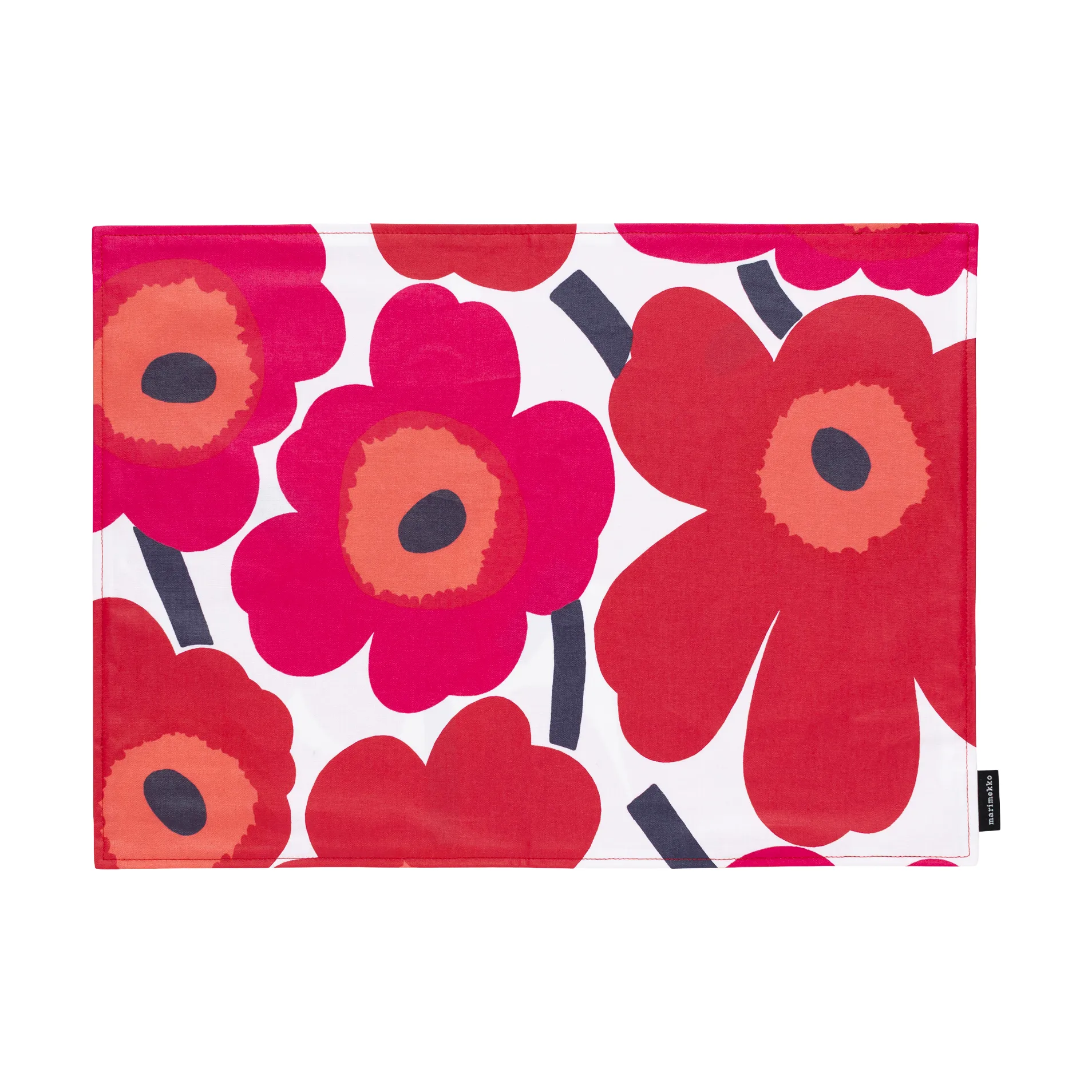 Pieni unikko borstablett acryl, White-red Marimekko