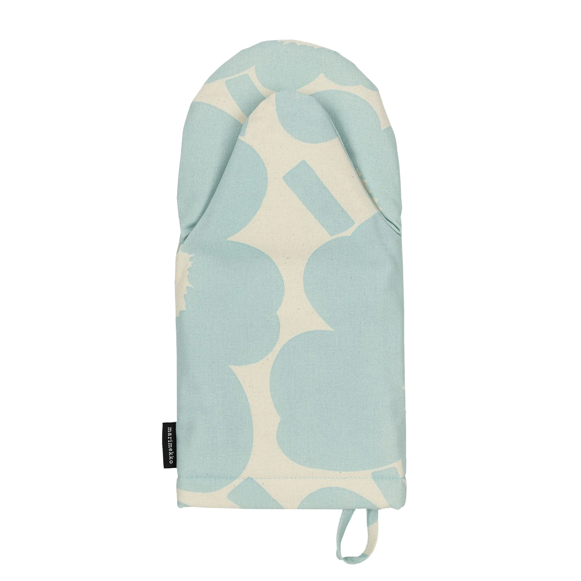 Pieni Unikko grytvante, Off white-light blue Marimekko
