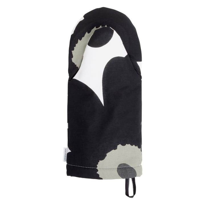 Pieni Unikko grytvante, Vit-svart-olive Marimekko