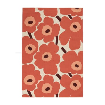 Pieni Unikko kökshandduk bomull-linne 47x70 cm - Beige-orange-brun - Marimekko
