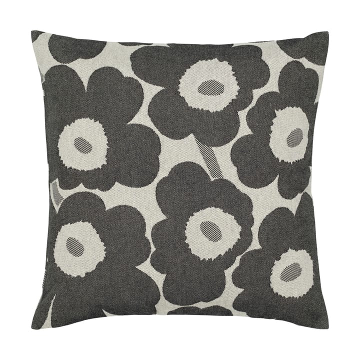 Pieni Unikko kuddfodral 47x47 cm - Off white-charcoal-sand - Marimekko