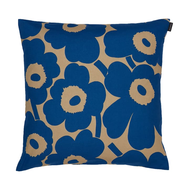 Pieni Unikko kuddfodral 50x50 cm - Brown-blue - Marimekko