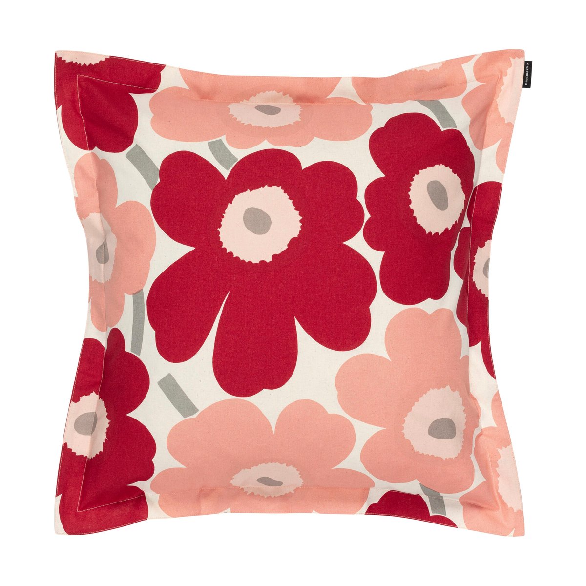 Marimekko Pieni Unikko kuddfodral 50x50 cm Dark cherry-rose