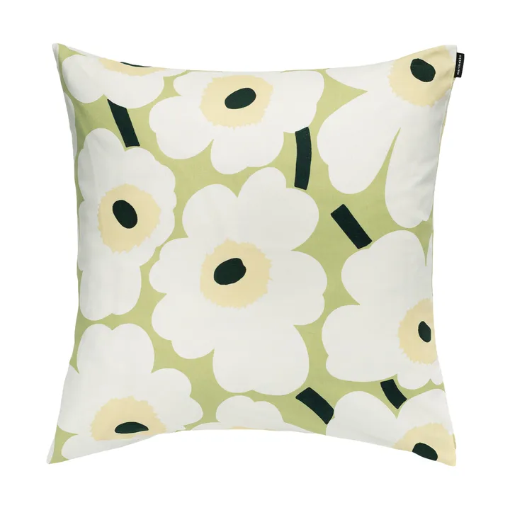 Pieni Unikko kuddfodral 50x50 cm - Pear, off white, melon - Marimekko
