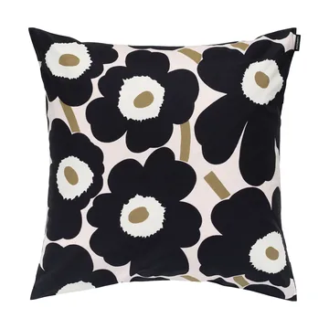 Pieni unikko kuddfodral 50x50 cm - Pink-charcoal-light brown - Marimekko