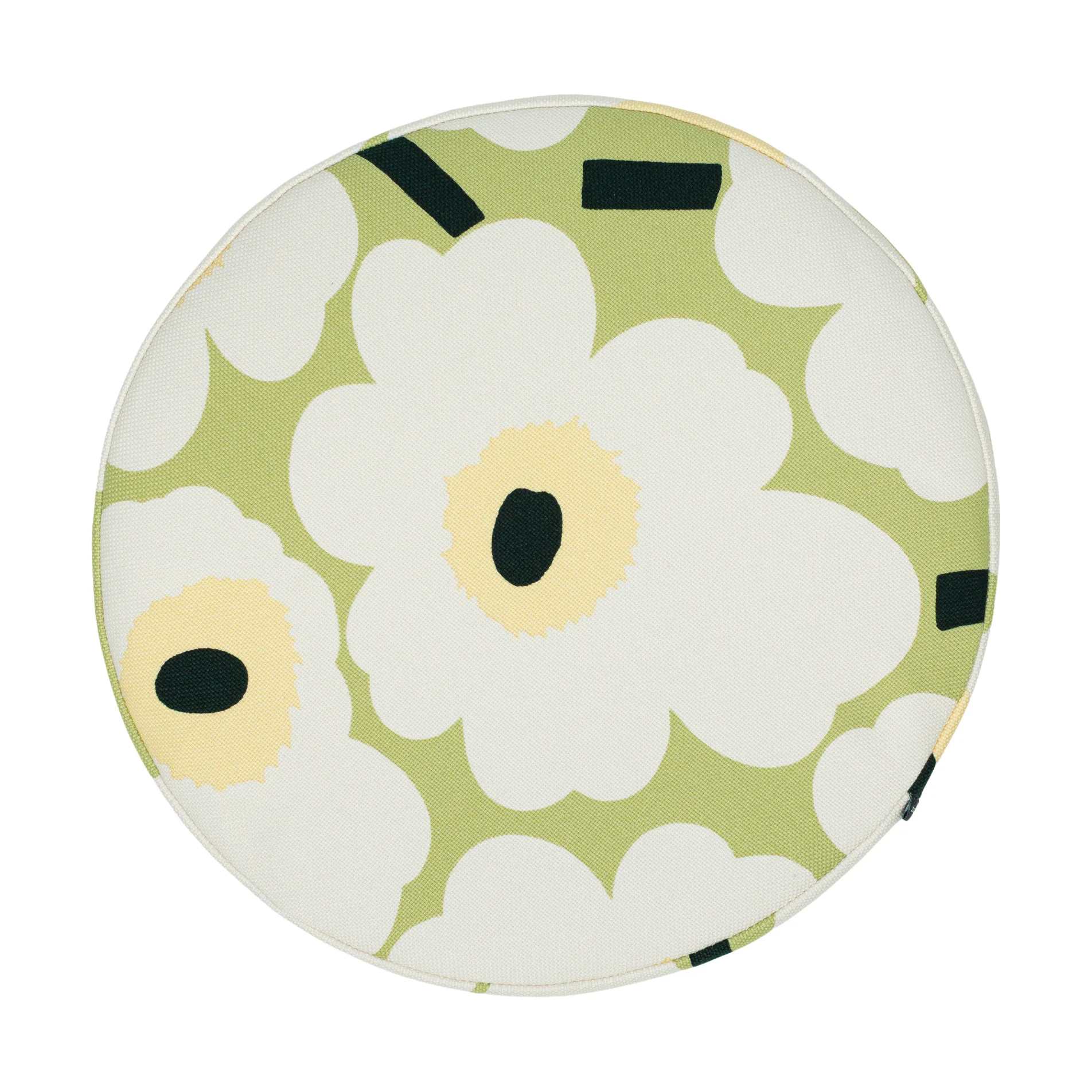 Pieni Unikko sittdyna, Pear, off white, melon, Ø35 cm Marimekko