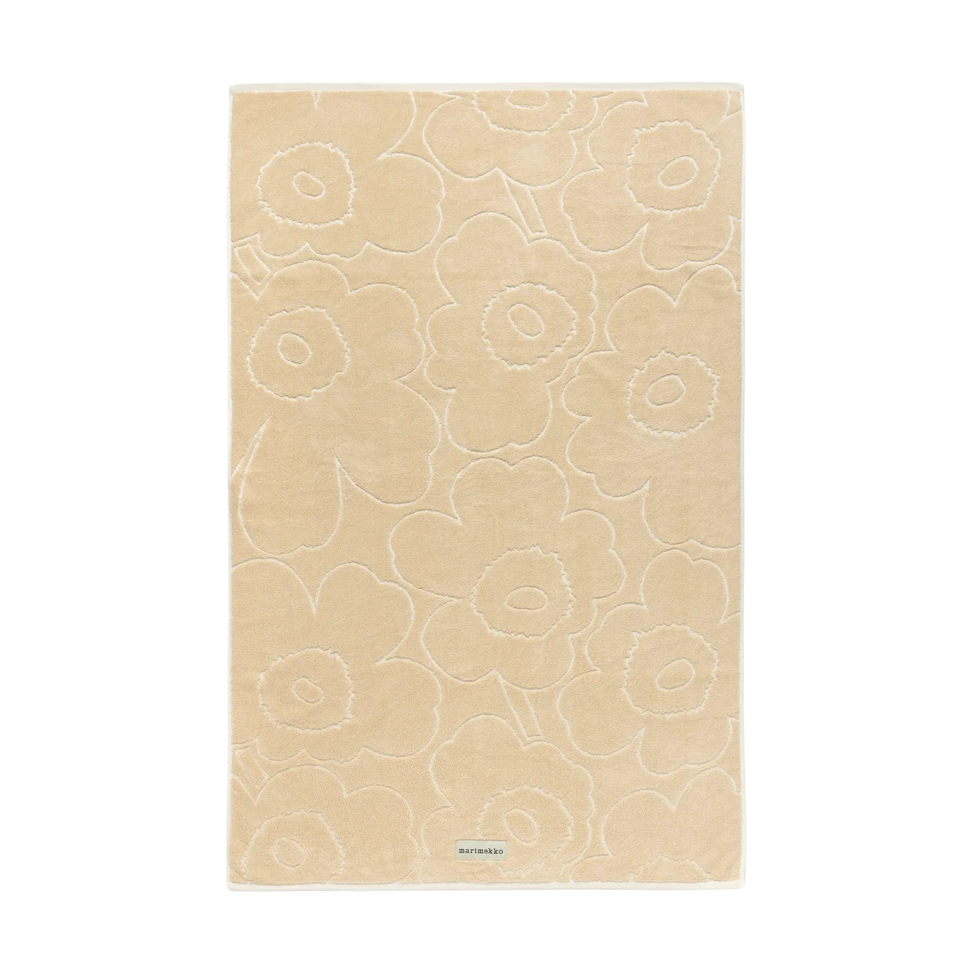 Piirto Unikko badhandduk 100x160 cm, Beige Marimekko