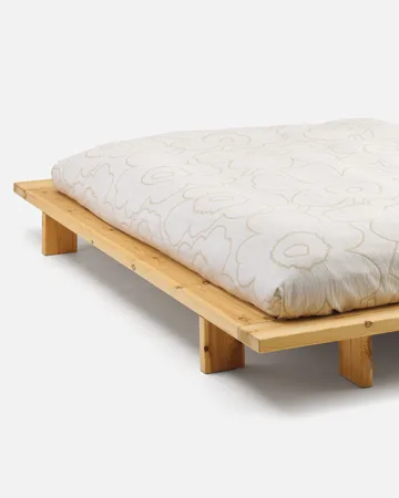 Piirto Unikko överkast 260x260 cm - Ecru - Marimekko