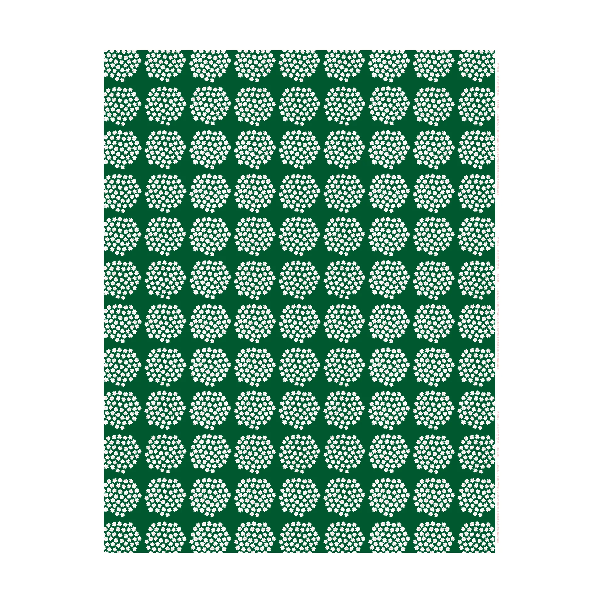 Puketti tyg, Green Marimekko