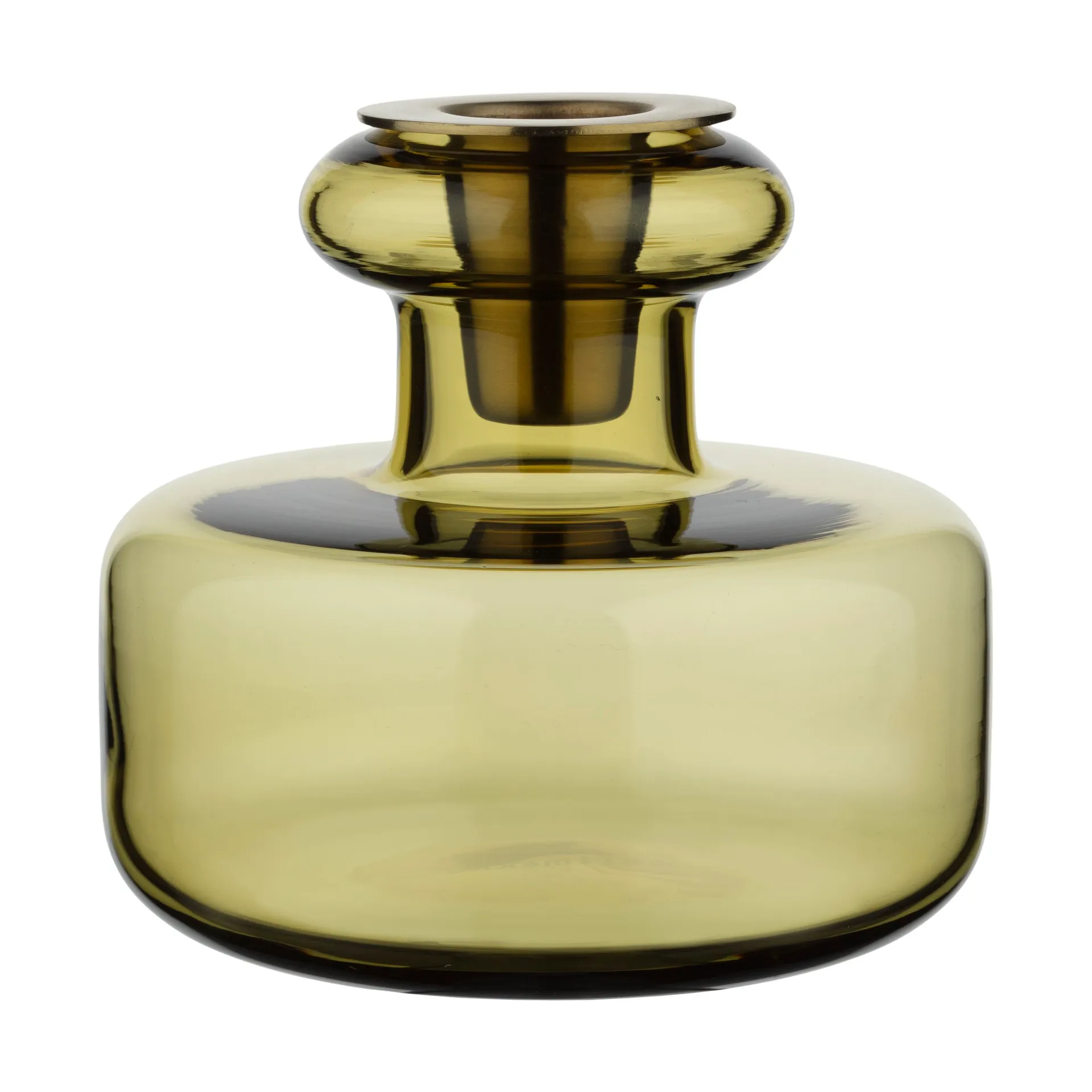 Puteli ljusstake Ø10,5 cm, Green umber Marimekko