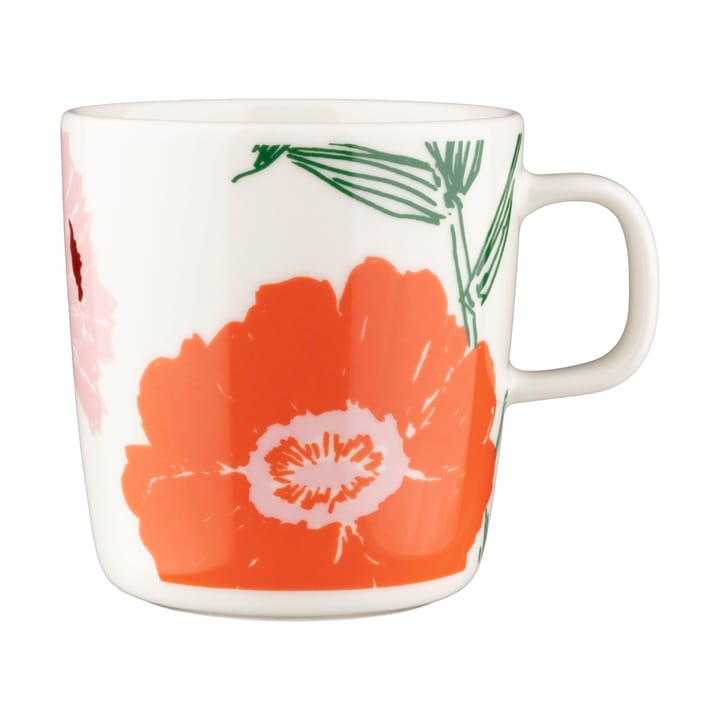 Puutarhakutsut mugg 40 cl - White-green-orange - Marimekko
