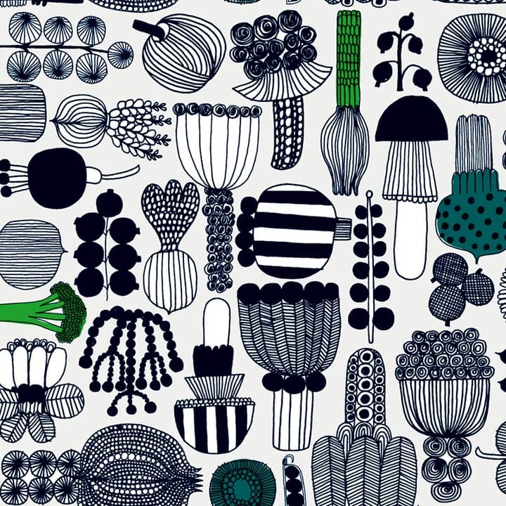 Puutarhurin Parhaat vaxduk, svart-grön Marimekko