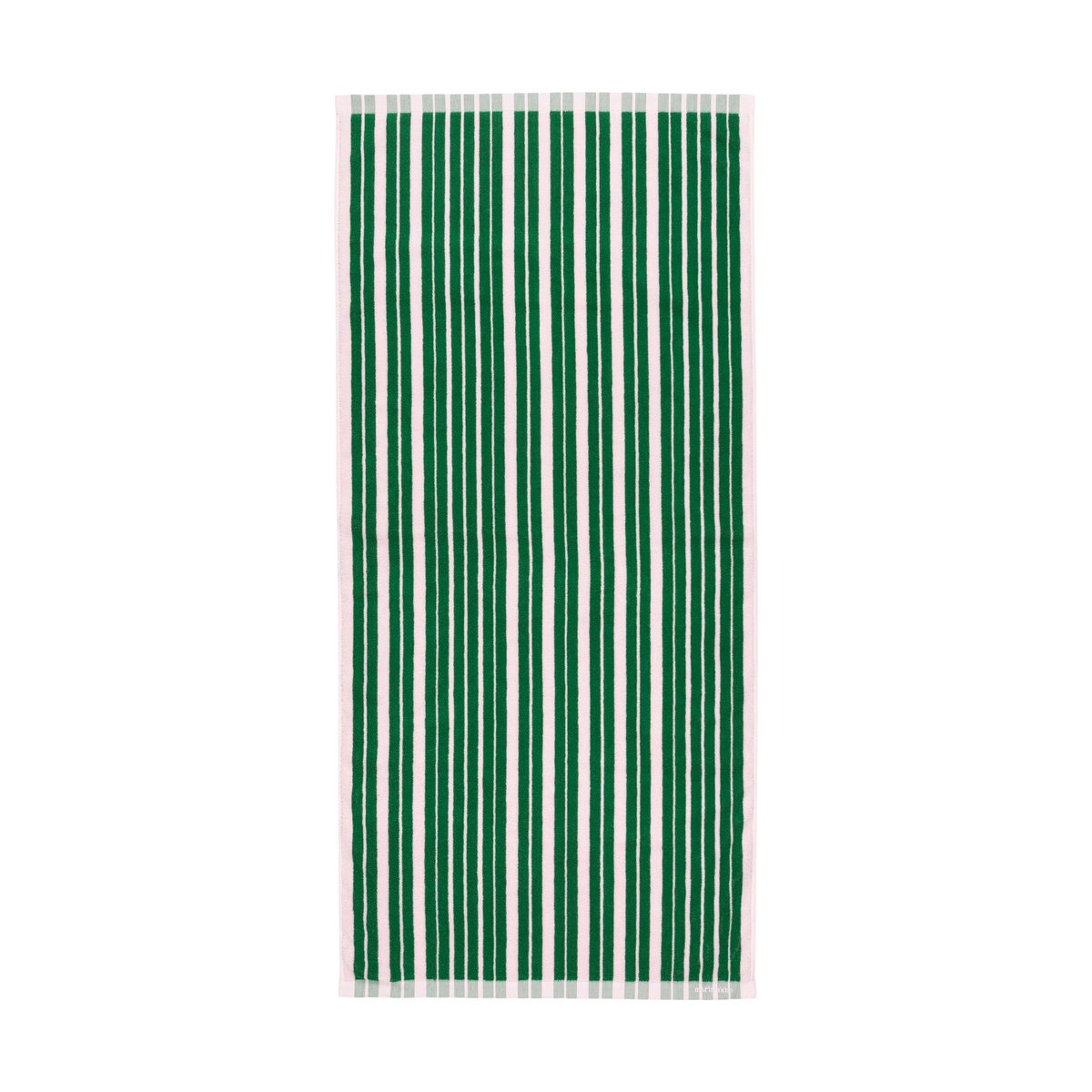 Marimekko Raide badhandduk 70x150 cm Green-light pink