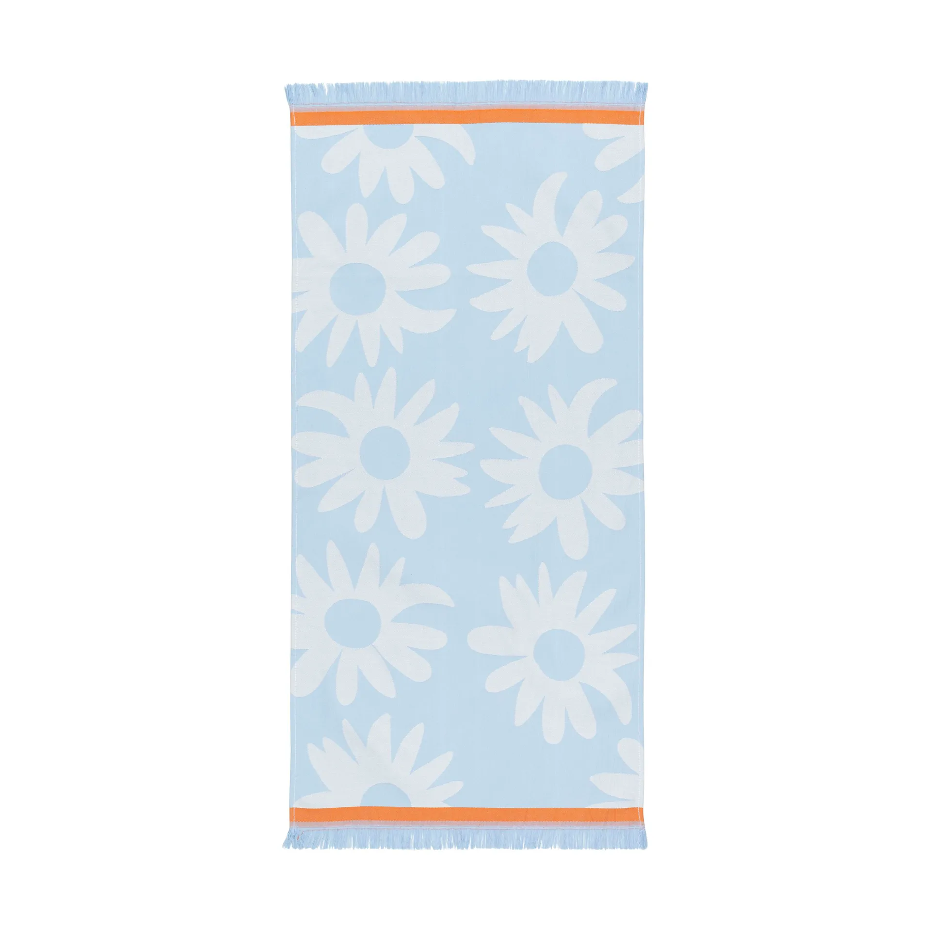 Rakastaa ei rakasta hamam handduk 45x92 cm, Orange-Off-white-light blue Marimekko