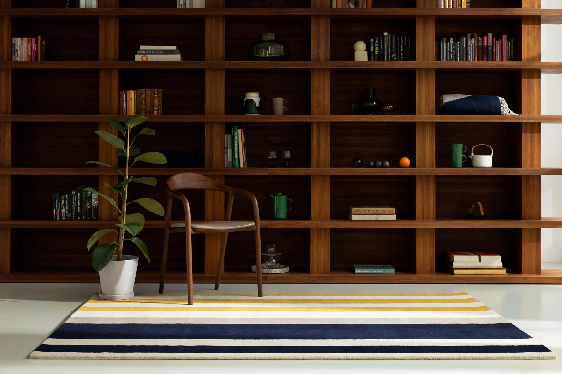 Ralli ullmatta, Yellow, 140x200 cm Marimekko