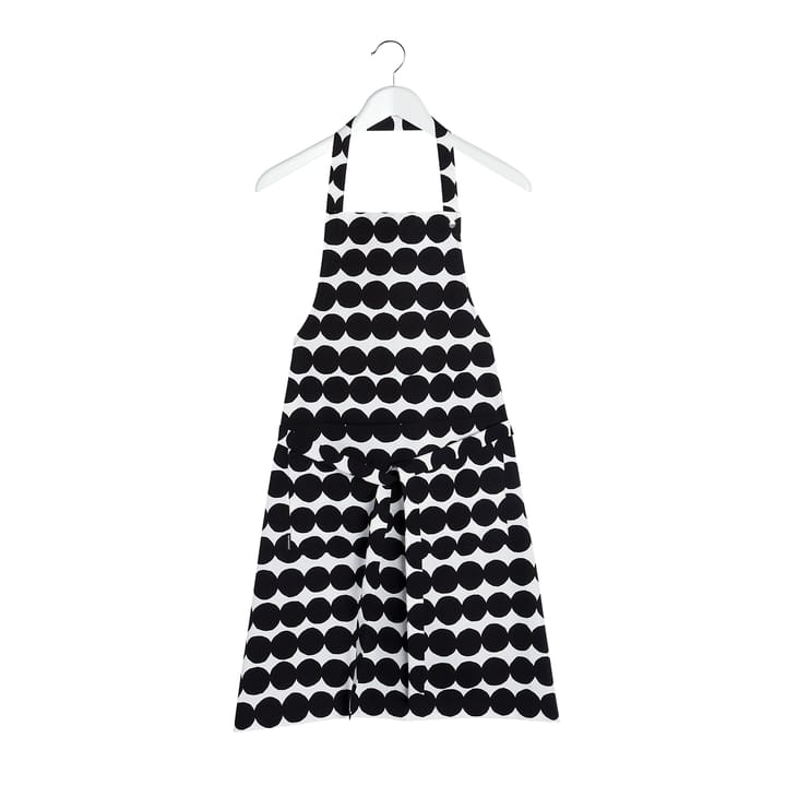 Räsymatto förkläde - svart-vit - Marimekko