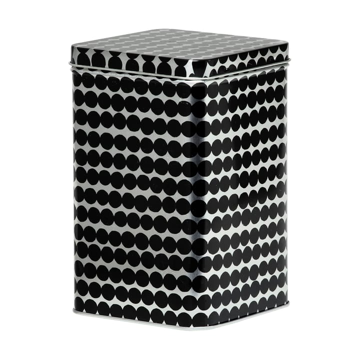 Räsymatto förvaringslåda 17,5 cm - Grå-svart - Marimekko