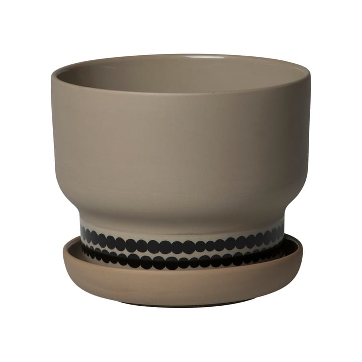 Räsymatto kruka Ø16 cm - Brun - Marimekko