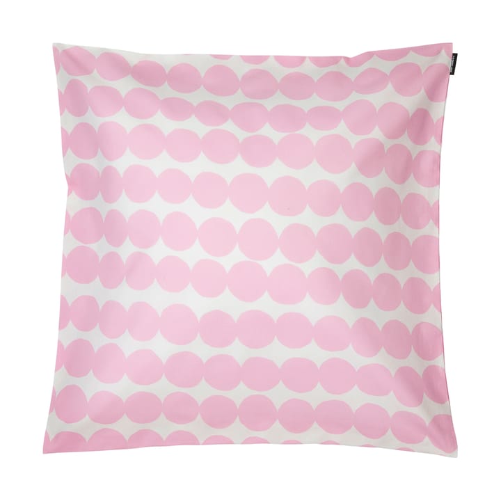 Räsymatto kuddfodral bomull 50x50 cm - Vit-rosa - Marimekko