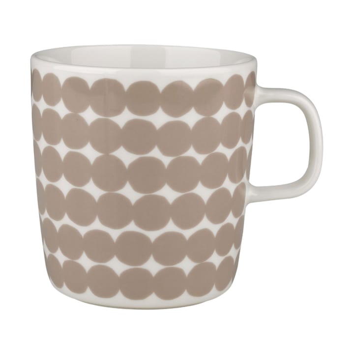 Räsymatto mugg 4 dl - White-beige - Marimekko