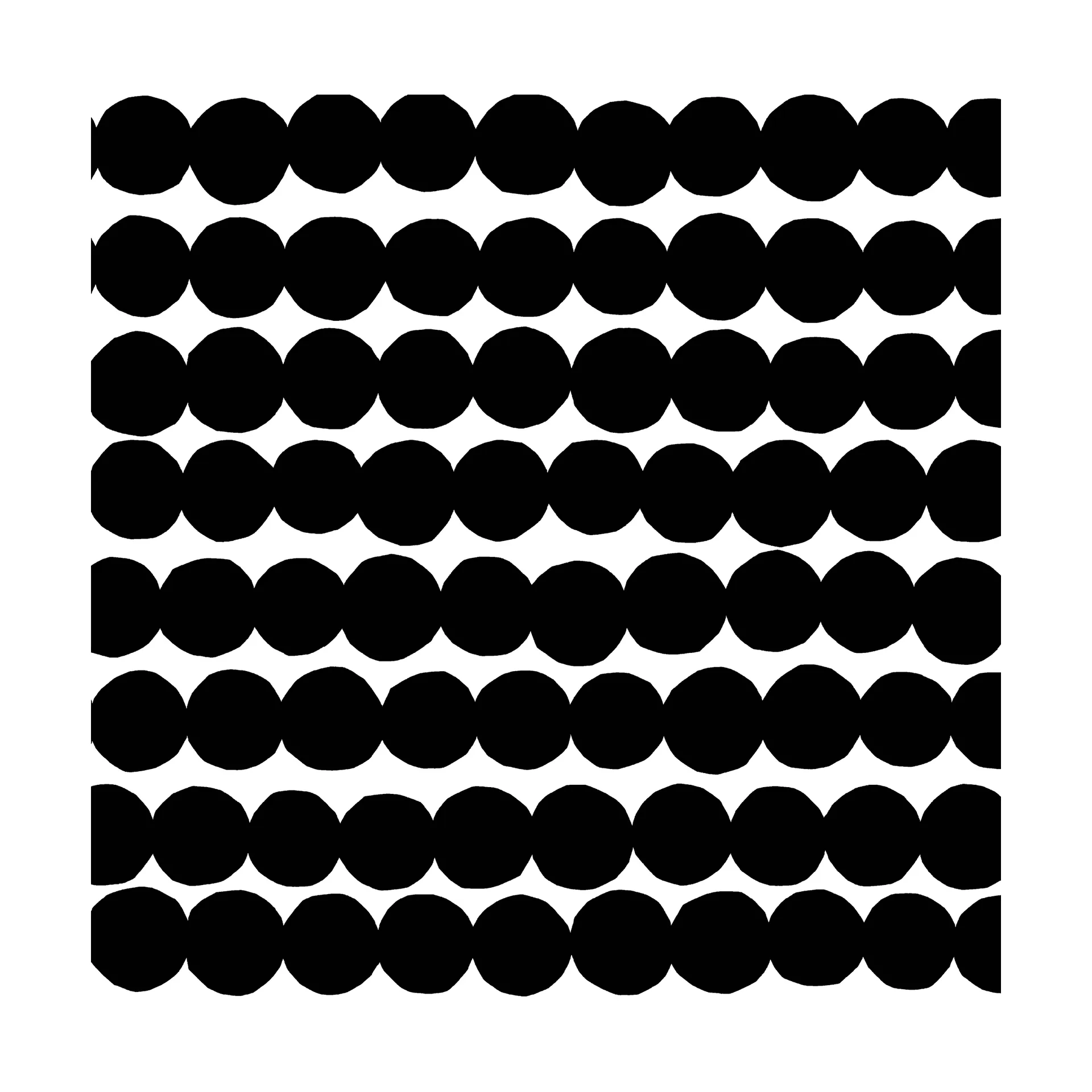 Räsymatto servett 33x33 cm 20-pack, Black-White Marimekko