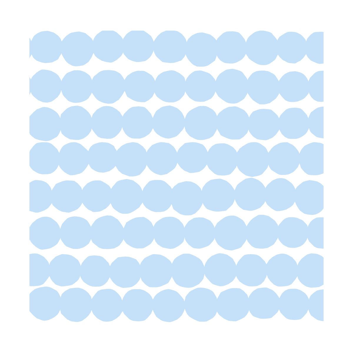 Marimekko Räsymatto servett 33x33 cm 20-pack Light Blue