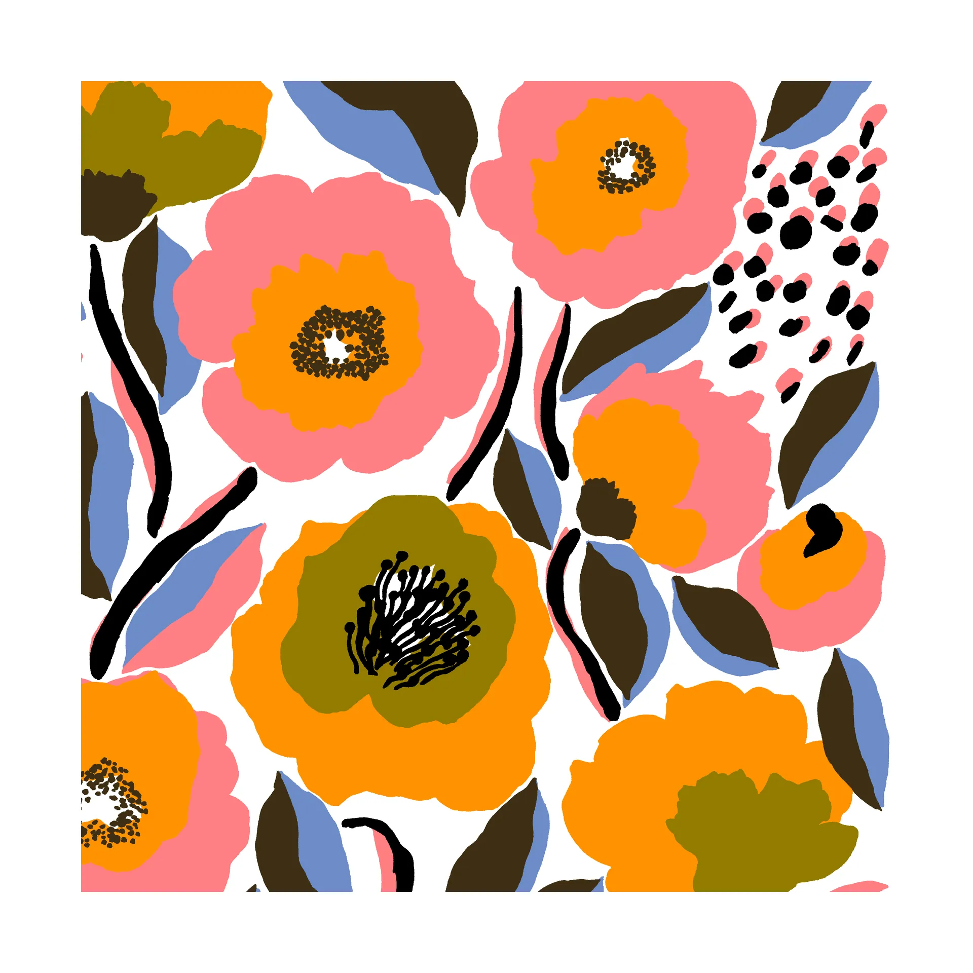 Rosarium servett 33x33 cm 20-pack, White Marimekko