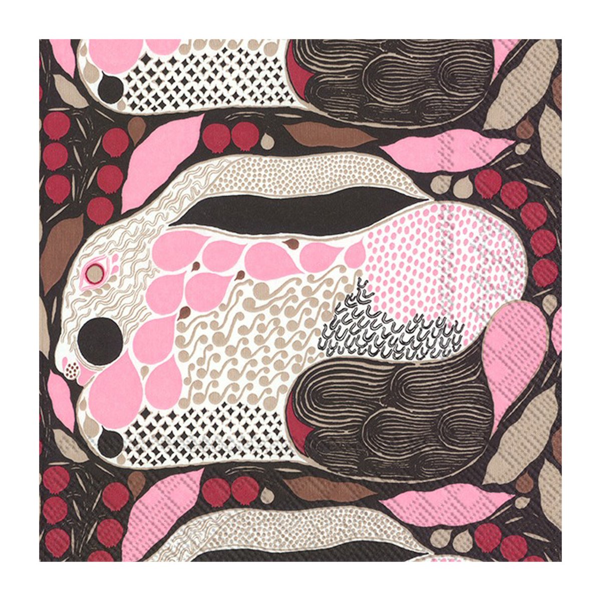 Marimekko Rusakko servett 33x33 cm 20-pack Blue | Skandinavisk Design | Servetter | Blå