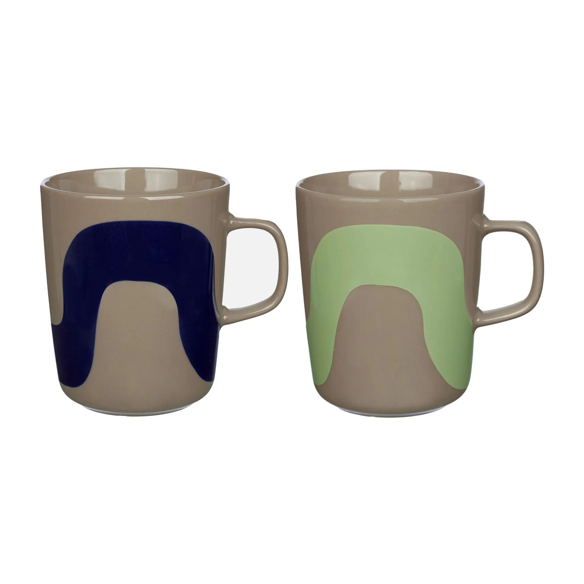 Seireeni mugg 25 cl 2-pack, Terra-mörkblå-mint Marimekko