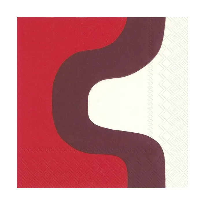 Marimekko Seireeni servett 33x33 cm 20-pack Dark red