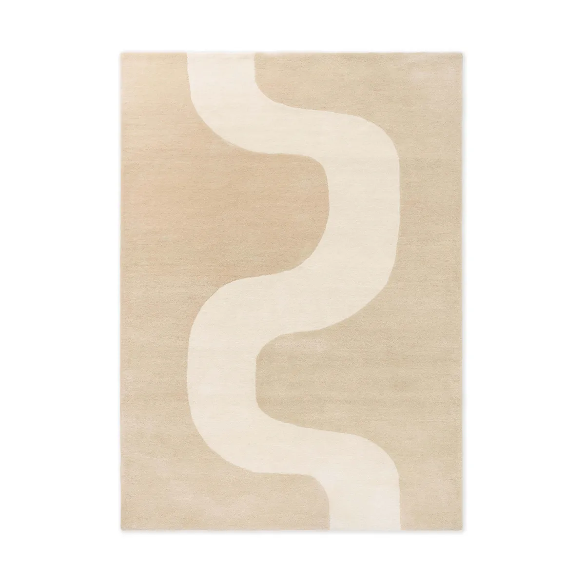 Marimekko Seireeni ullmatta Warm Beige, 200x280 cm