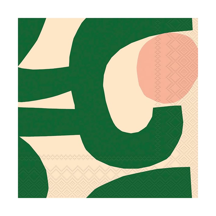Seppel servett 33x33 cm 20-pack - Green - Marimekko