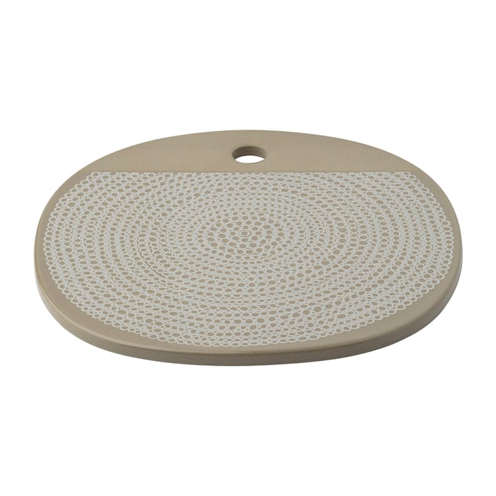 Siirtolapuutarha bricka Ø25 cm, terra-white Marimekko