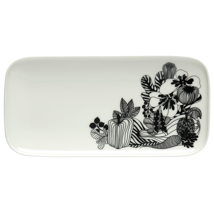 Siirtolapuutarha fat 24,5x12 cm, svart-vit Marimekko