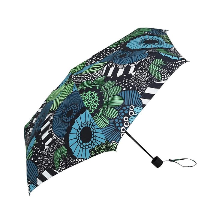Siirtolapuutarha paraply - blå-grön - Marimekko