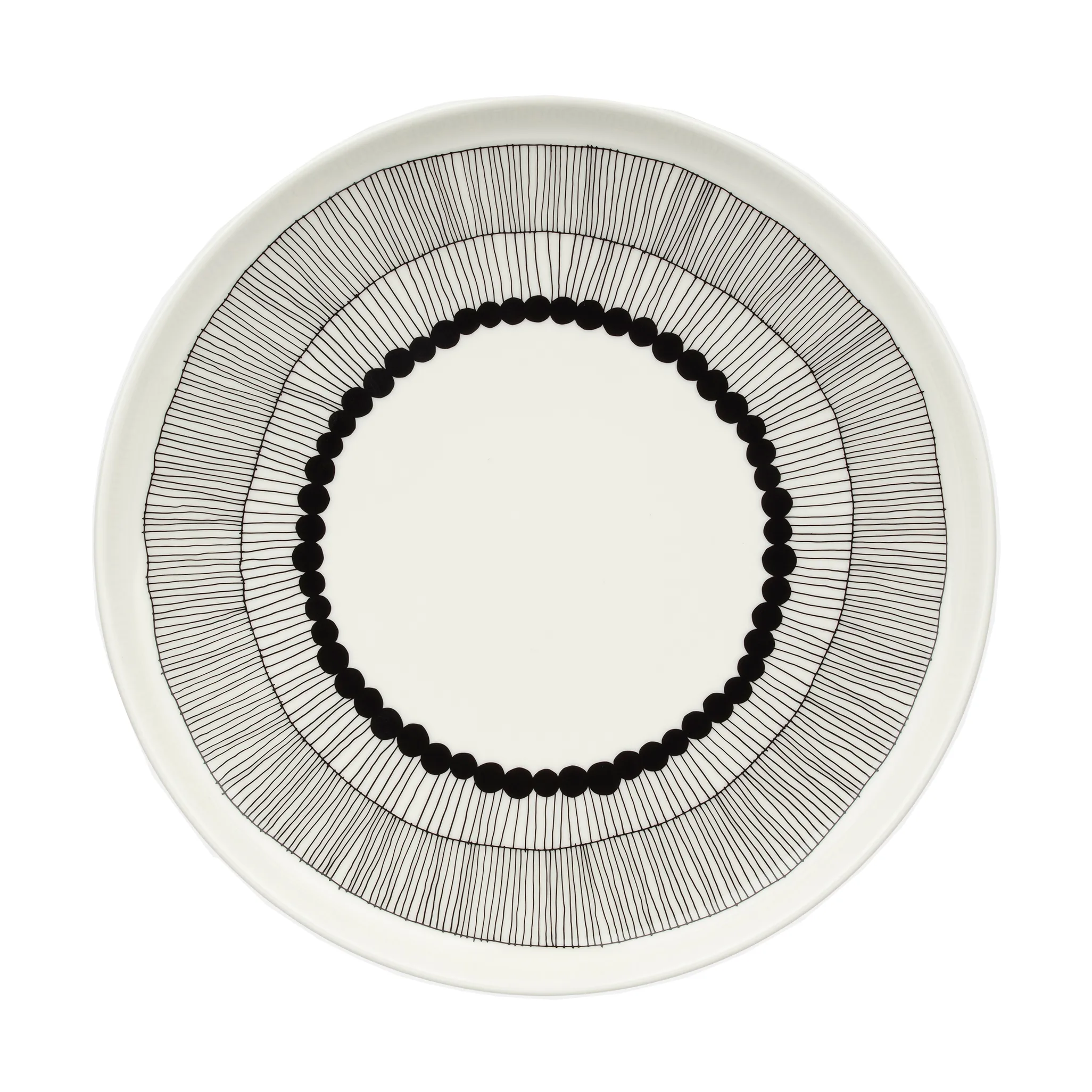 Siirtolapuutarha tallrik Ø25 cm, White