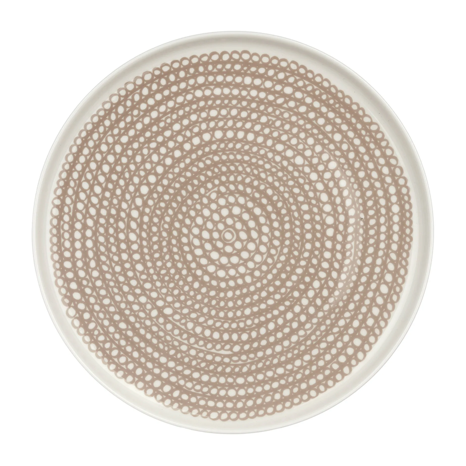 Siirtolapuutarha tallrik liten Ø20 cm, White-clay Marimekko