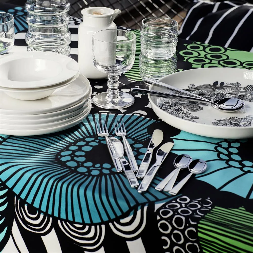 Siirtolapuutarha tyg, blå-grön Marimekko