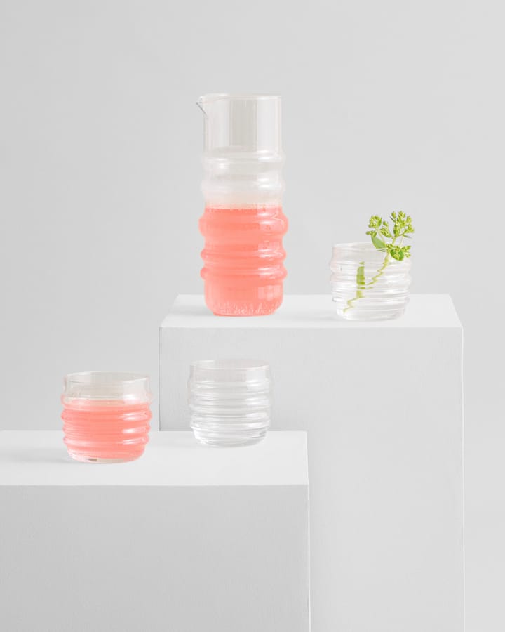 Sukat Makkaralla glas 2-pack - klar 2-pack - Marimekko