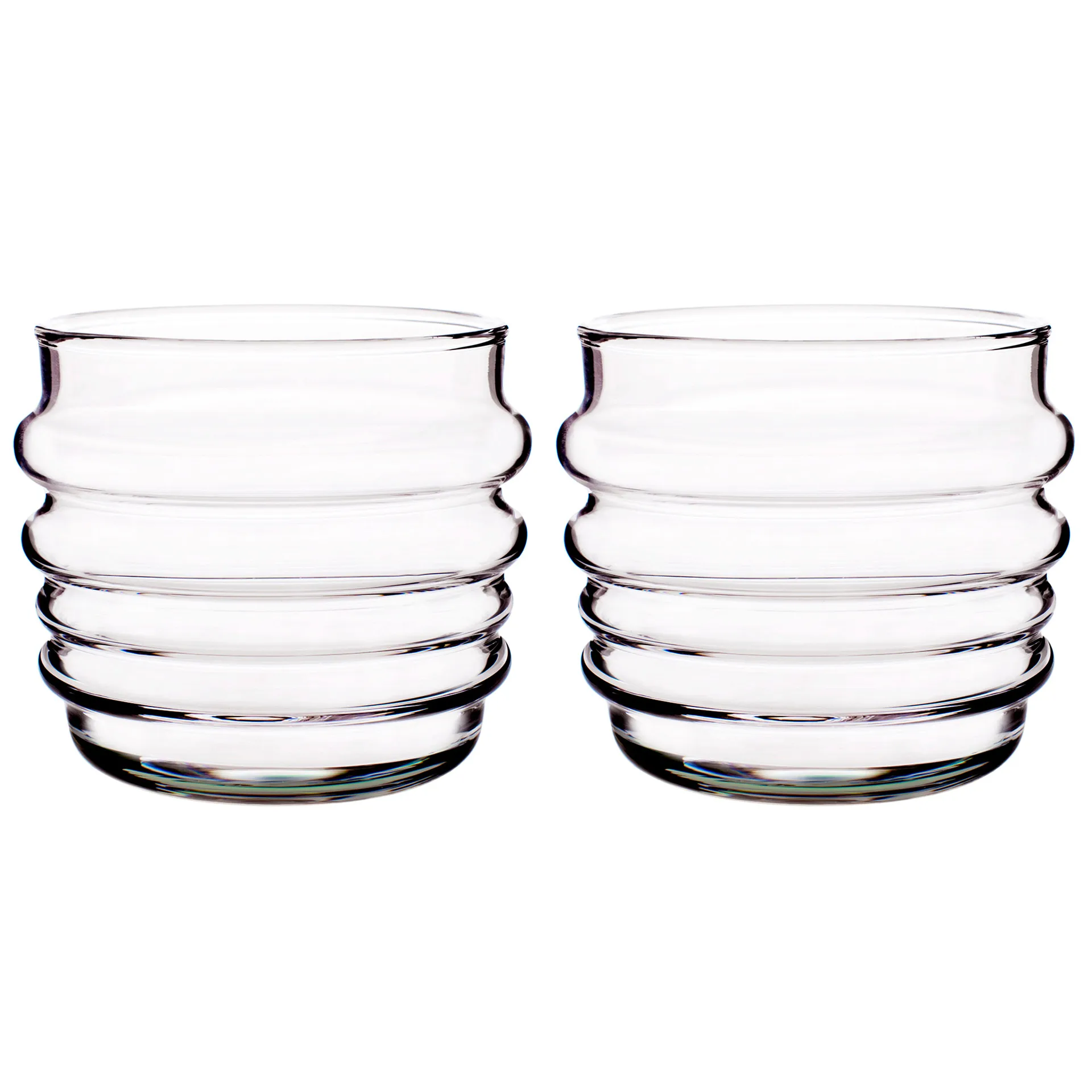 Sukat Makkaralla glas 2-pack, klar 2-pack Marimekko