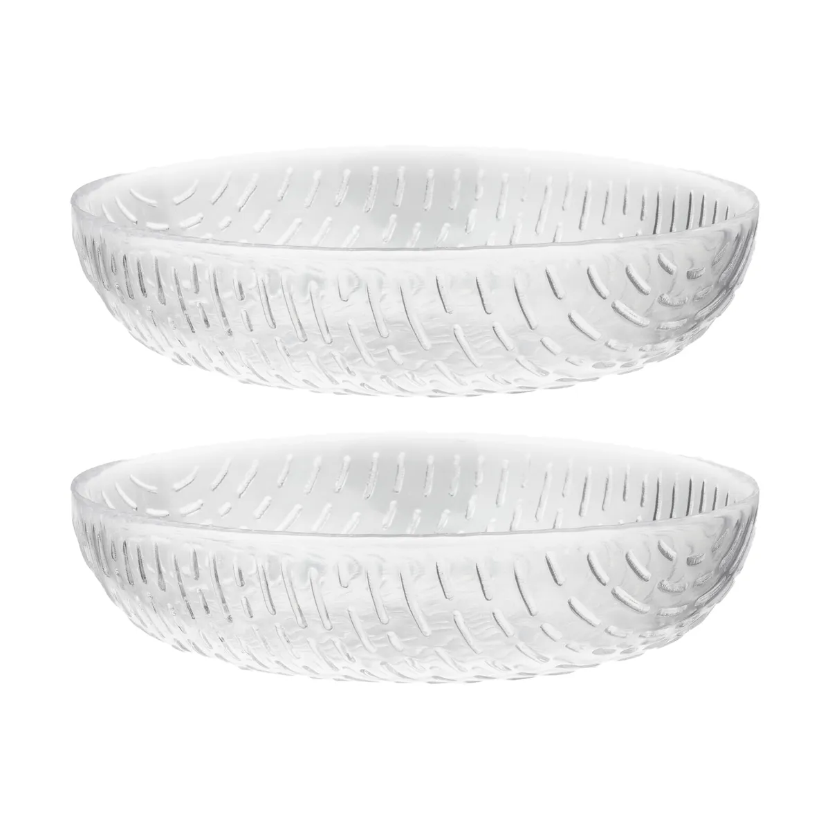 Marimekko Syksy skål glas 2,5 dl 2-pack Clear