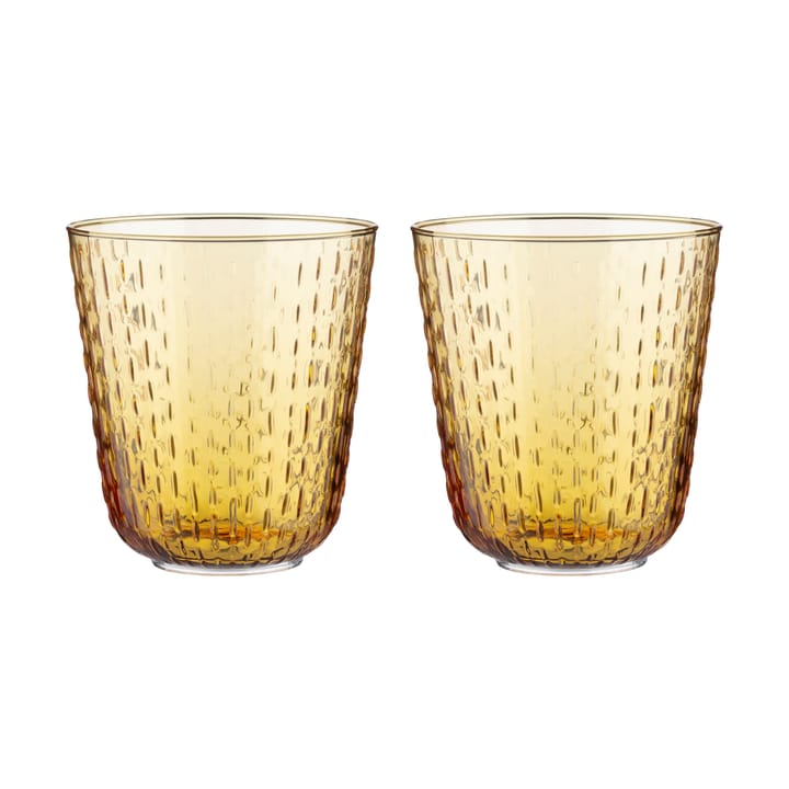 Syksy tumbler glas 36 cl 2-pack - Beige - Marimekko