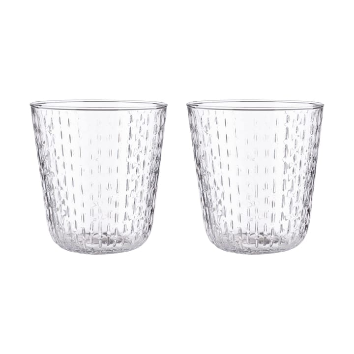 Syksy tumbler glas 36 cl 2-pack - Clear - Marimekko