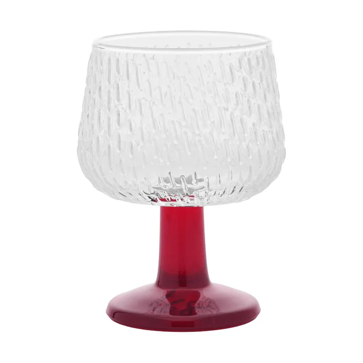 Syksy vinglas 2,5 dl - Clear-red - Marimekko