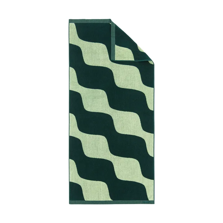 Taifuuni badhandduk 70x150 cm - Pear-dark green - Marimekko