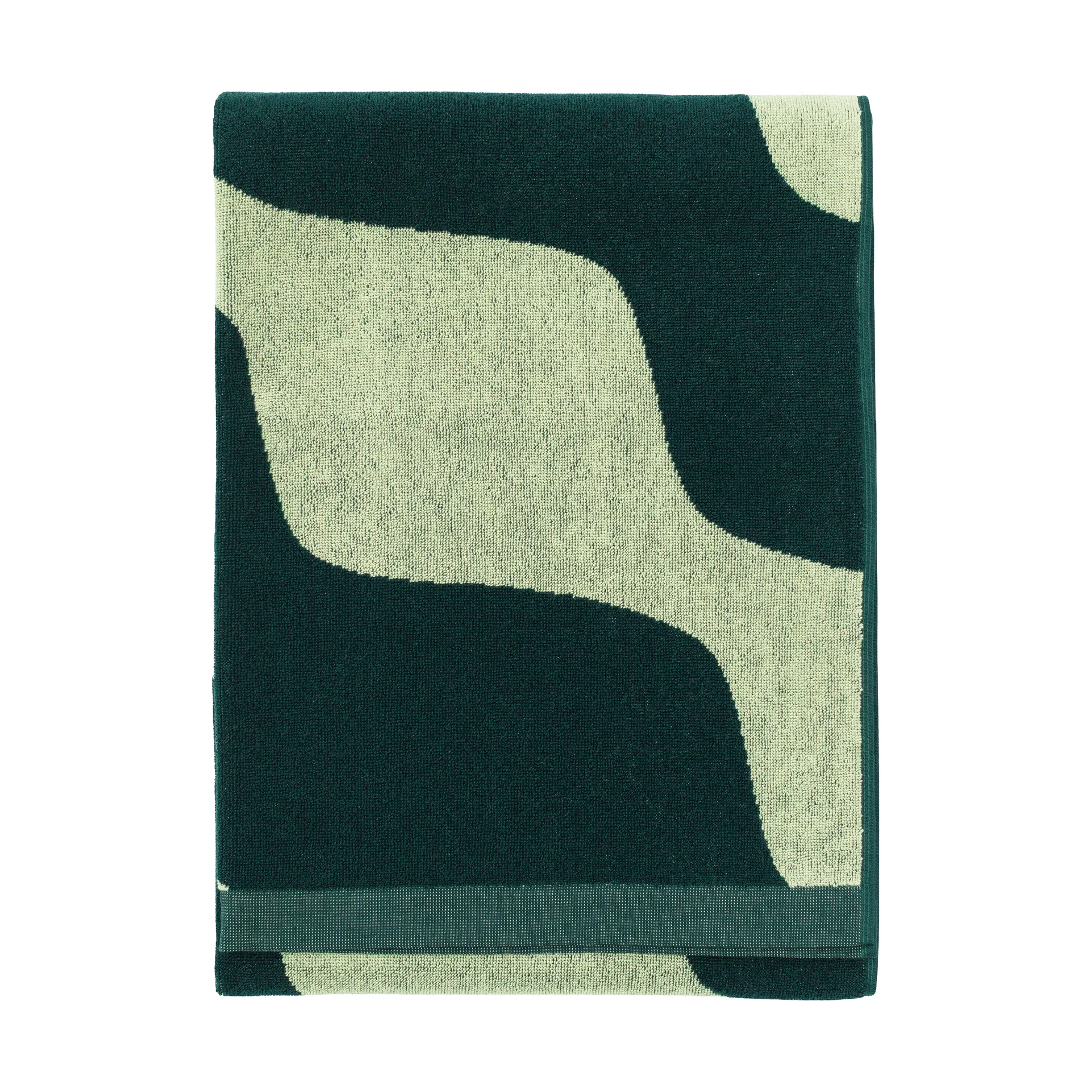 Taifuuni badhandduk 70x150 cm, Pear-dark green Marimekko
